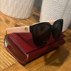 Gucci Black and Pink Sunglasses